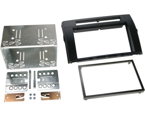 2-DIN Panel Toyota Corolla Verso 2004-2009 - Färg: svart