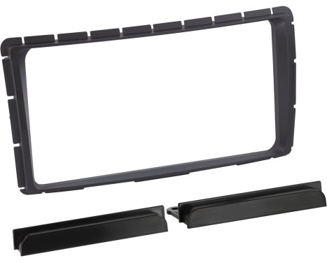 2-DIN Panel Toyota Hilux N25 ansiktslyftning 2011-2016 Färg: Svart