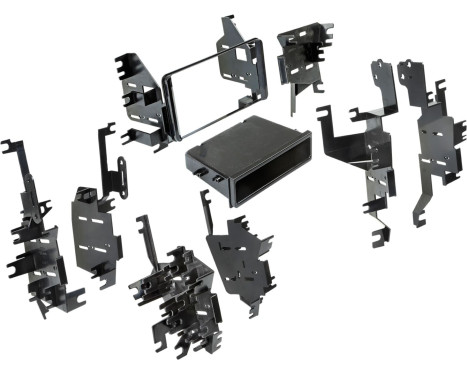2-DIN Panel Toyota - Pontiac - Subaru - Färg: Svart