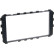 2-DIN Panel Toyota Yaris 2007-2009 Färg: Svart