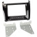 2-DIN Panel Volkswagen Polo 6C 2014-2019 Färg: Piano Black