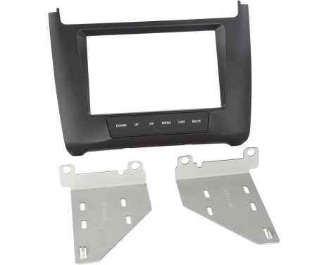 2-DIN Panel Volkswagen Polo 6C 2014-2019 Färg: Svart