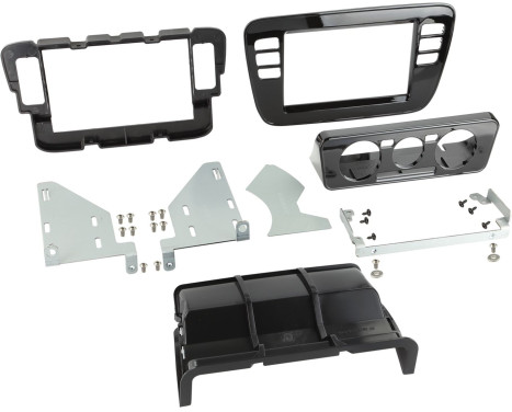 2-DIN Panel Volkswagen up! / Seat Mii / Skoda Citigo 2011-2016 Färg: Piano svart