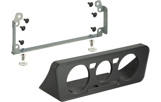 2-DIN Panel Volkswagen up! / Seat Mii / Skoda Citigo 2011-2016 Färg: Svart, bild 3