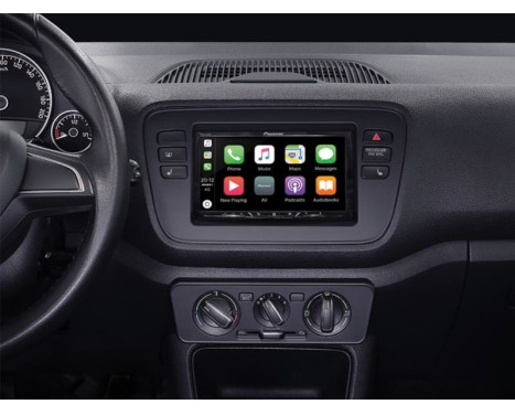 2-DIN Panel Volkswagen up! / Seat Mii / Skoda Citigo 2011-2016 Färg: Svart, bild 6