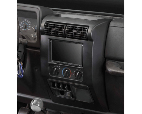2-DIN radiopanel Jeep Wrangler(TJ) 01/2003-03/2007 (METRA), bild 2