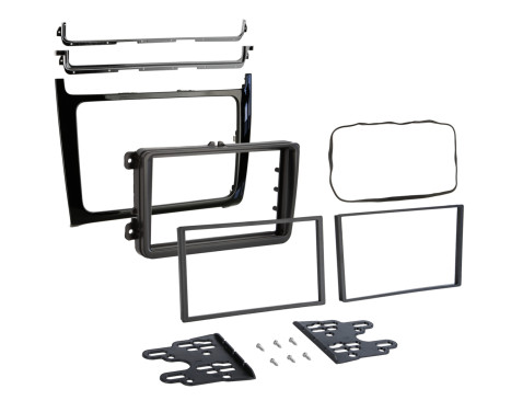 2-DIN ram Volkswagen Polo 2014-2017 Piano Svart, bild 4