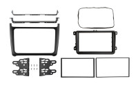2-DIN-ram Volkswagen Polo 2014-2017 Svart