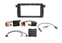 9" Kit BMW 3-serie (E46) 07/1998-02/2007 svart SWC/antenn