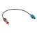 9" Kit BMW 3-serie (E46) 07/1998-02/2007 svart SWC/antenn, miniatyr 4