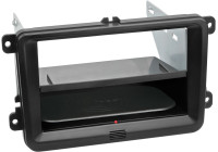 RT 2-DIN Radio Panel Inbay® Olika modeller Säte / Skoda / Volkswagen Svart