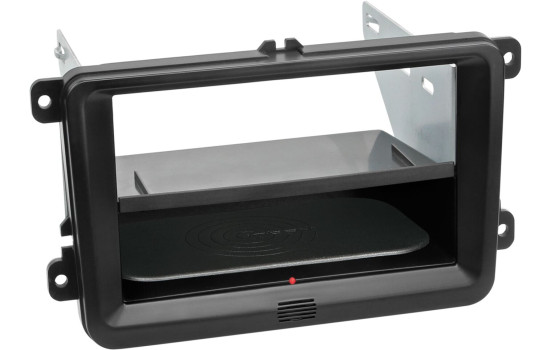 RT 2-DIN Radio Panel Inbay® Olika modeller Säte / Skoda / Volkswagen Svart