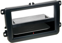 RT 2-DIN Radio Panel Inbay® PRO Olika modeller Säte / Skoda / Volkswagen Svart