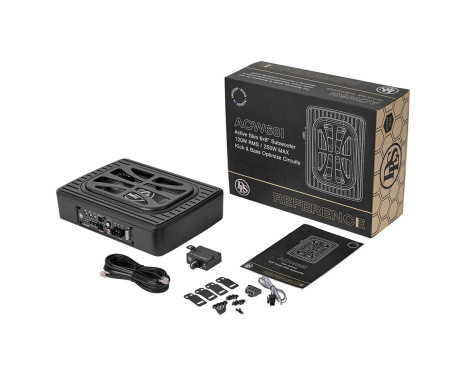 DLS 6x8" förstärkt subwoofer ACW68 under sitsen