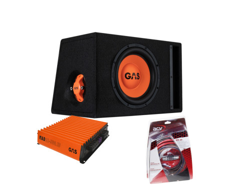 GAS MAD Subwoofer set MAD B2-110 (portad) + MAD A1-500.1D + WK-20