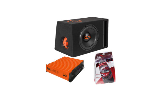 GAS MAD Subwoofer set MAD B2-110 (portad) + MAD A1-500.1D + WK-20, bild 2