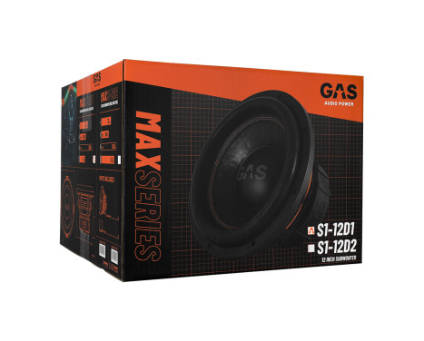 GAS MAX Level 1 Subwoofer 12" 2x1 Ohm, bild 3