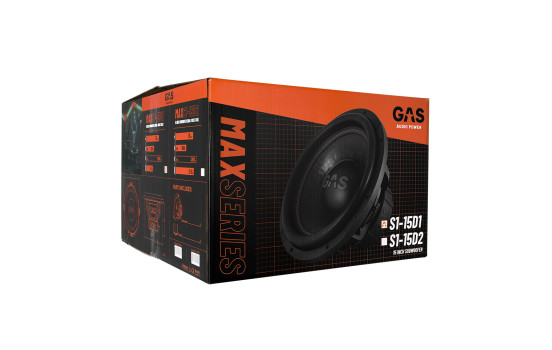 GAS MAX Level 1 Subwoofer 15'' 2x1 Ohm, bild 9