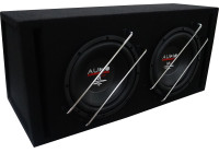 M-Series EVO HIGH EFFICIENT Subwoofer 2x30 liters box med BR10-2 + 2x M10 EVO 2x400/300 watt