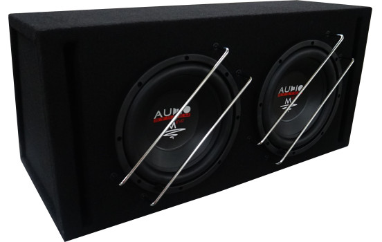 M-Series EVO HIGH EFFICIENT Subwoofer 2x30 liters box med BR10-2 + 2x M10 EVO 2x400/300 watt