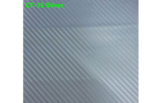 3D Carbon Foil 152x200cm Silver, lim