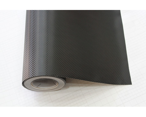 3D Carbon Foil 152x200cm svart, självhäftande