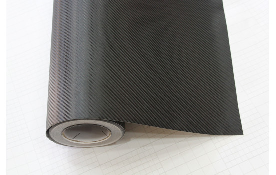 3D Carbon Foil 152x200cm svart, självhäftande