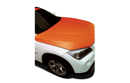 DIY inredning vinylfolie 50x100cm orange, som lämpar sig för inre och yttre delar