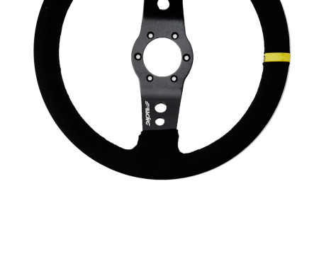 Simoni Racing Sport ratt Rally 320 mm - Svart mocka (Deep Dish - 47 mm), bild 3