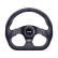Simoni Racing Universal Sports Steering Wheel 'Need for Speed' - Svart ekologiskt läder - Diameter 330 mm