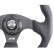 Simoni Racing Universal Sports Steering Wheel 'Need for Speed' - Svart ekologiskt läder - Diameter 330 mm, miniatyr 3