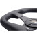 Simoni Racing Universal Sports Steering Wheel 'Need for Speed' - Svart ekologiskt läder - Diameter 330 mm, miniatyr 4