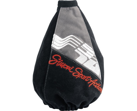 Simoni Racing Gear Shift Cover Sport Action svart/grå mikrofiber