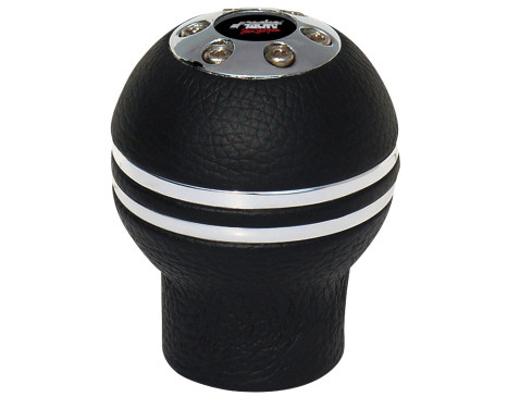 Simoni Racing Gear Shift Knop Indigo - Krom/svart läder, bild 2