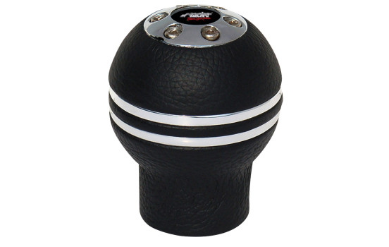 Simoni Racing Gear Shift Knop Indigo - Krom/svart läder, bild 2