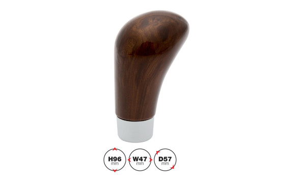 Simoni Racing Shift Knob Curb - Wood Look / Radica Look, bild 2