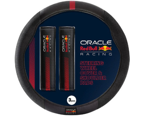 Red Bull Oracle Rattskydd Typ 1 + Säkerhetsbältesskydd Svart/Röd, bild 3