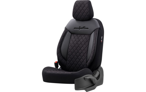 otoM Läder- / velourskyddssats 'Comfortline VIP' - Svart - 11 delar, bild 2