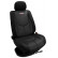 Simoni Racing bilklädsel typ A (framsätena) - Svart - 4-Piece