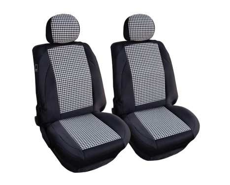 Simoni Racing Sätesöverdrag Set Typ K (framsäten) - Houndstooth - 2-delad