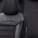 Universal Velours/Cloth Seat Cover Set 'Comfortline' Svart - 11 delar, miniatyr 3