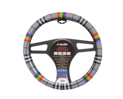 Simoni Racing Rattöverdrag Fancy - 37-39cm - Flerfärgat Eco-Leather