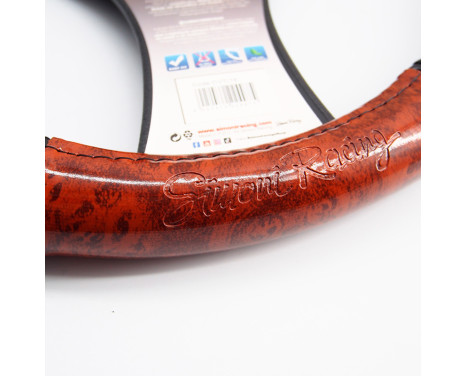 Simoni Racing Rattöverdrag Trä - Svart Eko-Läder - 37-39cm, bild 2