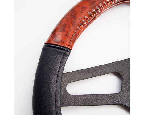 Simoni Racing Rattöverdrag Trä - Svart Eko-Läder - 37-39cm, bild 3