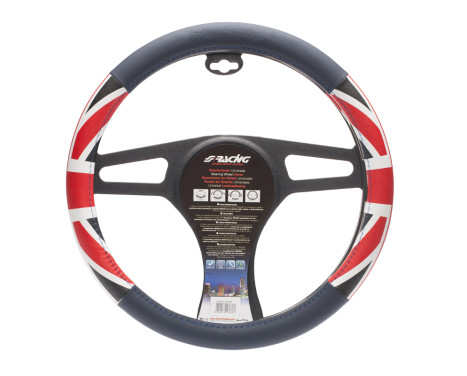 Simoni Racing Rattskydd UK Flagga Blå/Röd/Vit konstläder