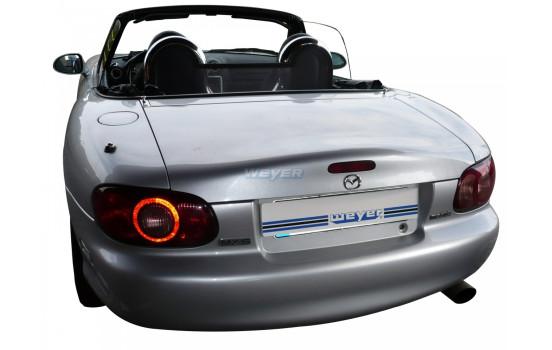 Custom Fit Cabrio Vindrutan Mazda MX 5 Typ NA + NB (för bilar med konsol), bild 2