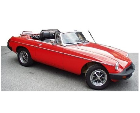 Passiv Cabrio Windschot MG MGB, bild 2