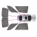 Integritetsskärmar för Chevrolet Malibu Sedan 4 dörrar 2012- PV CHMAL4A Privacy shades, miniatyr 3