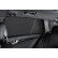 Sekretessskydd (bakdörrar) lämplig för Audi A4 8E Sedan 2001-2008 (2-delad) PV AUA44A18 Privacy shades