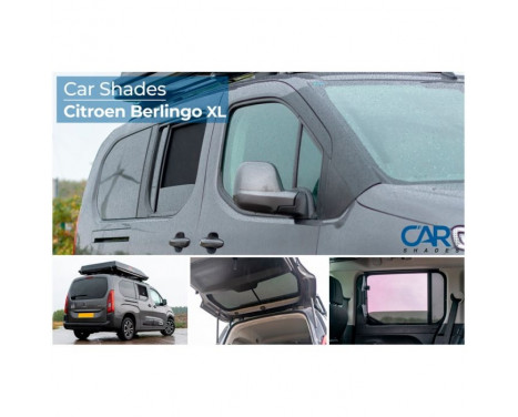 Sekretessskydd lämpliga för Citroen Berlingo XL 2018 (baklucka med öppningsbar bakruta) (6 delar), bild 13